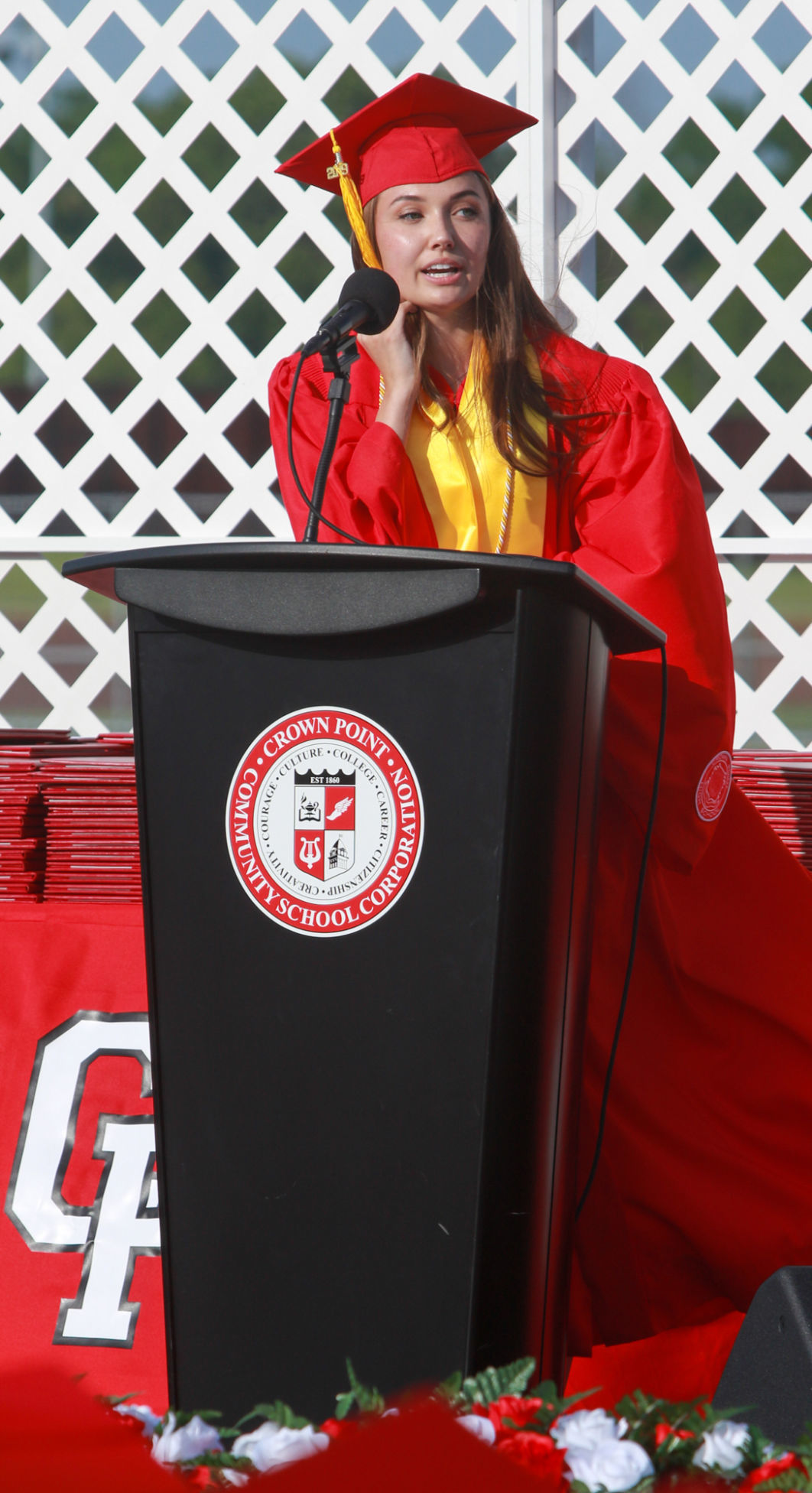 Crown Point High School graduation